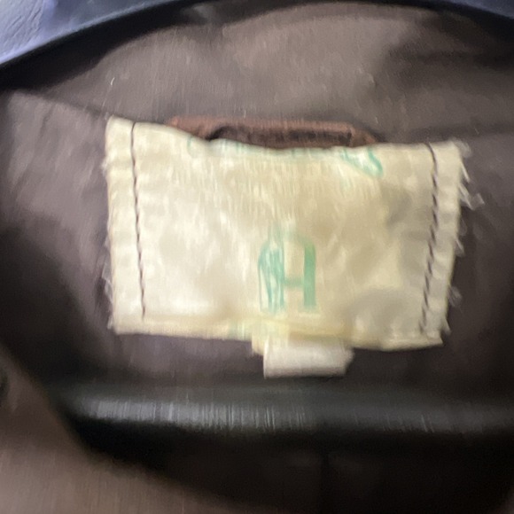 DRIZA-BONE Australian Brown Oilskin &‎ Cotton Deluxe Riding Coat-Size 8 Cowboy - Picture 5 of 12